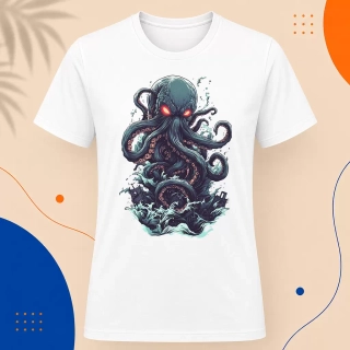 Pánské tričko - Kraken - Temné vody spí